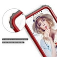 thumbnail image 5 of JTCASES for iPhone X/iPhone XS Case, Drop Resistant Corners, Wireless Charging, Heavy Duty Shockproof Hybrid Hard PC Bumper, Camera Protection, Skin-feel Anti-scratch Tough Cover, Red, 5 of 7