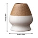 thumbnail image 2 of Soporte for batidor Matcha de cerámica (Chasen Tate), soporte for proteger y remodelar su batidor de bambú for la ceremonia del té, 2 of 7