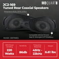 thumbnail image 4 of MB Quart 6x9" Tuned Rear Speakers for Jeep Wrangler JL 24-26/Gladiator JT 24-26, 4 of 10