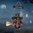 thumbnail image 2 of Halloween Flying Witch Doll Pendant – Spooky Hanging Decoration for Doors, Windows, Porch & Yard Party Decor, 2 of 5