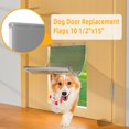 thumbnail image 3 of Solapas de repuesto para puertas para perros MIAOTONG, 10,5 x 15 cm, extra grandes, 3 of 6