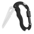 thumbnail image 2 of GETIT Tactical Advantage Multitool Carabiner, The Versatile Key To Your Outdoor Success, Black, Stainless Steel, 2 of 2
