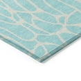 thumbnail image 4 of Addison Rugs Chantille Indoor/Outdoor Transitional Geometric Aqua Washable Rectangle Rug, 8' x 10', 4 of 6