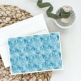 thumbnail image 2 of Watercolor Snowflake on Blue Greeting Cards and Envelopes Pack of 8, 2 of 2