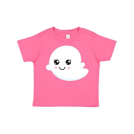 

Inktastic Halloween Ghost Smiling Ghost Trick or Treat Gift Toddler Boy or Toddler Girl T-Shirt