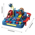 thumbnail image 3 of Adventure With Obstacle Course Track Jungle Educational Racing Set for Kids and, 3 of 6