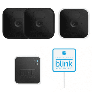 Blink_Outdoor (3rd Gen) 3 HD Camera System, 1 Outdoor, 1 Mini, 1 Doorbell,  1 Sync Module 2, 1 Savings Story 64GB USB Drive & Cleaning Cloth, Security,  Wireless 