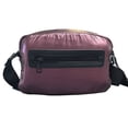 thumbnail image 2 of Bolsa crossbody marca Luxo Brand modelo UNIBELLA, color vino material Nylon metalizado, 2 of 5