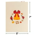 thumbnail image 2 of Christmas Wreath Pop Up Card, 2 of 8