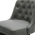 thumbnail image 4 of MINCETA Bar Stools,30" 360 Free Swivel Upholstered Bar Stool with Back-PU in Dark Gray, 4 of 6