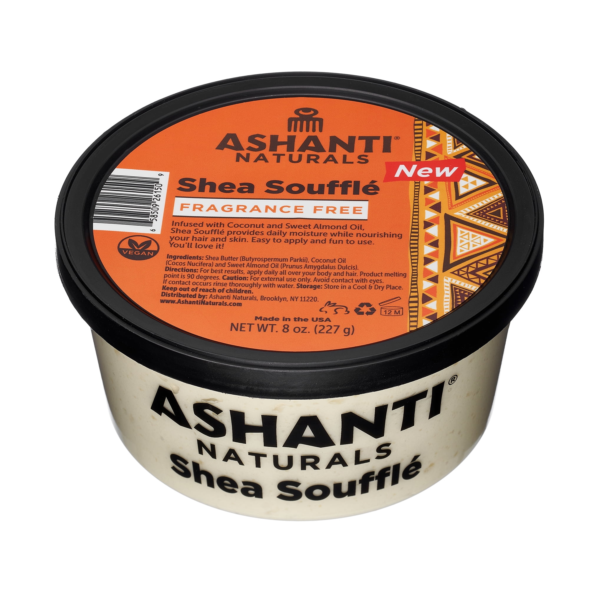 Ashanti Naturals Shea Souffle Whipped Shea Butter Cream with Coconut