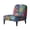 Vibrant Floral Print, variant on HELLHERO Daisy Print Armless Accent Chair Washable Cover, Reusable Elastic Bottom Armless Accent Chair Cover for Hotel Bedroom