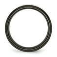 thumbnail image 4 of Primal Steel Titanium Brushed Center Black IP Plated 8mm Beveled Edge Band, 4 of 9
