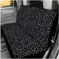 thumbnail image 3 of HUIACONG Leopard Print Car Seat Cover Full Set for Women Black Cheetah Print Car Accessories with Steering Wheel Cover Armrest Cover Seat Belt Pads Headrest Cover Coasters Keychain 14 Pcs, 3 of 8