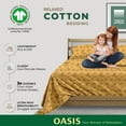thumbnail image 2 of THREAD SPREAD 100% Organic Cotton King Size Sheets - Cotton Sheets King Size(4 PC, Damsel Fly), Crisp, Cooling Percale Weave Printed Sheet Set, 2 of 7