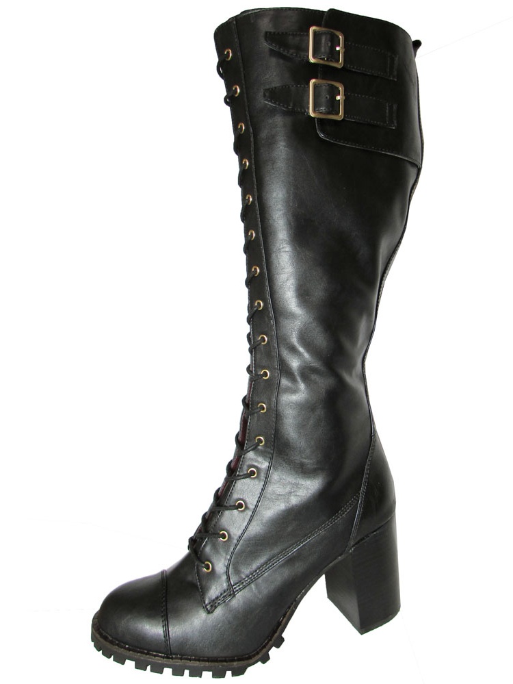 report signature thigh high boots