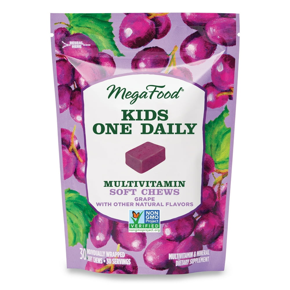 MegaFood, Kids One Daily Soft Chews, Daily Multivitamin, Supports Child