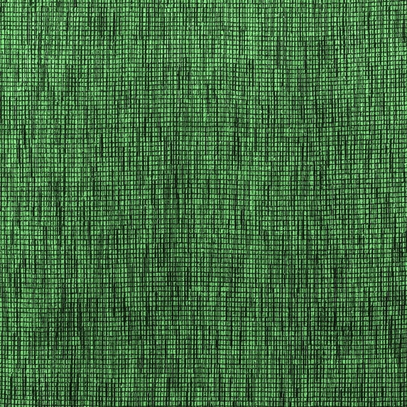 Ahgly Company Indoor Square Abstract Emerald Green Modern Area Rugs, 3' Square