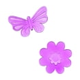 thumbnail image 4 of Northlight 14-Piece Pink and Purple Flowers Spring Gel Window Clings, 4 of 5