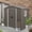 Gray, variant on JXXRZ 6x5 ft Outdoor Metal Storage Shed w/ Window, Metal Base for Backyard, Patio, Lawn, Grey