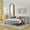 Gray, variant on Harper & Bright Designs Twin Size Upholstered Daybed with Trundle, Linen Sofa Bed Frame with Vertical Stripes Design for Living Room and Bedroom, Beige
