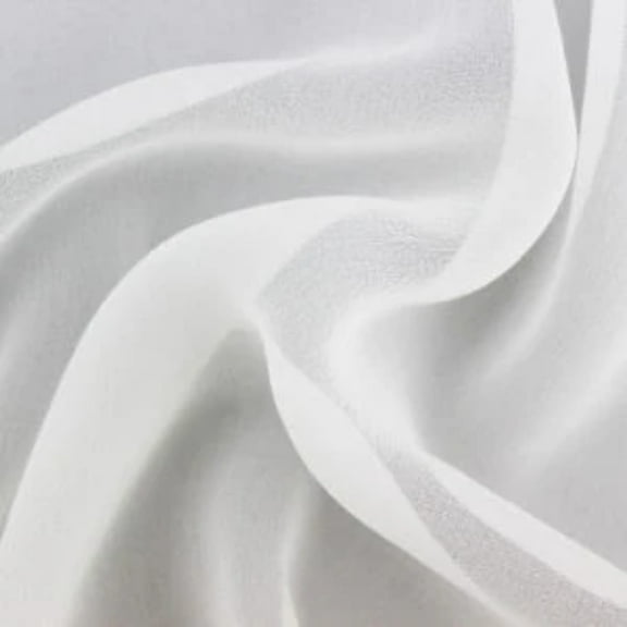 100% silk Georgette 60-95 grams dyeable 44" wide