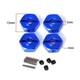 thumbnail image 2 of Kit de Adaptador de Actualización de Coche RC Hexagonal de 12 mm para 1/18 Mini Brushed RC Car Upgrade Parts Azul, 2 of 5
