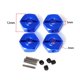 thumbnail image 2 of Kit de Adaptador de Actualización de Coche RC Hexagonal de 12 mm para 1/18 Mini Brushed RC Car Upgrade Parts Azul, 2 of 6