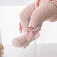 thumbnail image 6 of Baby Girls Tights Cable Knit Seamless Leggings with Bow Toddler Girl Cotton Warm Pantyhose, 6 of 6