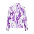 thumbnail image 5 of Fiudx Ofertas Flash Artículos En Oferta Camisa con Botones de Solapa Estampada de Serie Informal Regular de Manga Larga para Mujer, 5 of 5