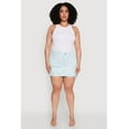 thumbnail image 2 of Womens Plus Size Daisy Acid Wash Denim Cargo Skirt, 2 of 5