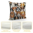 thumbnail image 4 of COMIO  Pillow Covers Cute Doodle Dog Decorative Throw Pillow Covers Dog Print Animal Pillowcase Farmhouse Cushion Cases for Sofa Couch Outdoor Home Decorations, 4 of 5