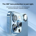 thumbnail image 5 of Metal Ring Camera Lens Protector Glass For iPhone 11 12 13 14 Pro Max Full Cover Camera Protector For iPhone 14 Plus 12 13 Mini Pink 12 ProMax (3Pcs), 5 of 6