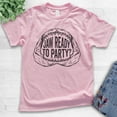 thumbnail image 2 of Kids Jaw Ready To Party Shirt, Youth Kids Boy Girl T-Shirt, Shark Shirt, Pun Shirt, Party Shirt, Shark Jaw Shirt, Light Pink, Small, 2 of 4