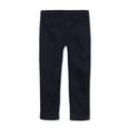 thumbnail image 2 of LittleSpring Boys Pants Size 6 Relaxed Fit Casual School Uniform Pant with Elastic Waist Solid Navy Blue, 2 of 6