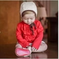 thumbnail image 4 of Double Bow Fringe Baby Moccasins - Soft Sole Baby Shoes Girls Toddler Crib Flats, 4 of 7