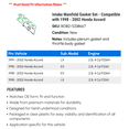 thumbnail image 2 of Intake Manifold Gasket Set - Compatible with 1998 - 2002 Honda Accord 1999 2000 2001, 2 of 2