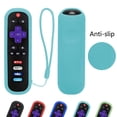thumbnail image 2 of Para Tcl Roku 3600r Roku U1 Control remoto Funda protectora Funda de silicona Antideslizante Anti-caída Rc 280 T026 Bolsa transparente Embalaje Bolsa transparente Pac kaili Sencillez, 2 of 5