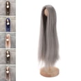 thumbnail image 1 of Peluca De Muñeca 1/4, Peluca De Muñeca De Pelo Largo Y Recto De Seda Suave De Alta Temperatura Para Colección, 1 of 7