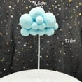 thumbnail image 5 of Walbest Clouds Shape Cake Topper, Non-stick Colorful Cloud Cake Topper for Kid Birthday Baby Shower Wedding Party, Baking Cake Decoration Supplies, 5 of 7