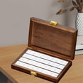 thumbnail image 4 of Watercolor Paint Box Wood Empty Palette Box Folding Paint Tray Portable Travel Paint Case for Acryli, 4 of 5