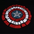 thumbnail image 3 of Captain America Mens Shattered Logo T-Shirt, 3 of 4
