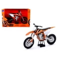 thumbnail image 4 of KTM 450 SX-F Dirt Bike Orange and White 1/10 Diecast Motorcycle Model by New Ray, 4 of 4