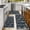 Black, variant on Aonewoe  Kitchen Rug Set of 3 Washable Non Slip Kitchen Mats for Floor Decorative Kitchen Rugs and Runners Floor Mat for Hallway Laundry Room Sink