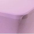 thumbnail image 3 of Spandex Table Cover, 4 Ft Fitted Tablecloth Rectangular - Stretch Table Cloth for Rectangle Folding Table for Birthday Party Wedding Banquet, Light Purple, 48L x 24W x 30H Inches, 3 of 7