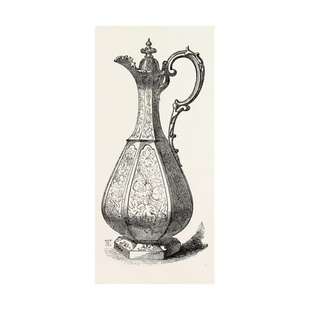 Silver Claret Jug - Messrs. Dodd, Silver Claret Jug Print Wall Art