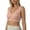 Khaki, variant on Under $8 Sports Bras for Women Embossed Jacquard Wireless Ice Silk Bra Front Closure Full Coverage Gathering Support Brassiere Fashion Printed Lightly Lined Breathable Comfort Bra For Women Gkeoshab
