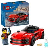 LEGO City Red Sports Car Toys - Building Toys for Kids, Boys & Girls, Ages 5  - Educational Gifts for Birthdays & Holidays - Includes Minifigure & Other Accessories - 60448