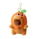 thumbnail image 2 of Llavero de peluche de capibara, lindo muñeco de peluche de capibara, llavero de coche, bolso Naranja, 2 of 9