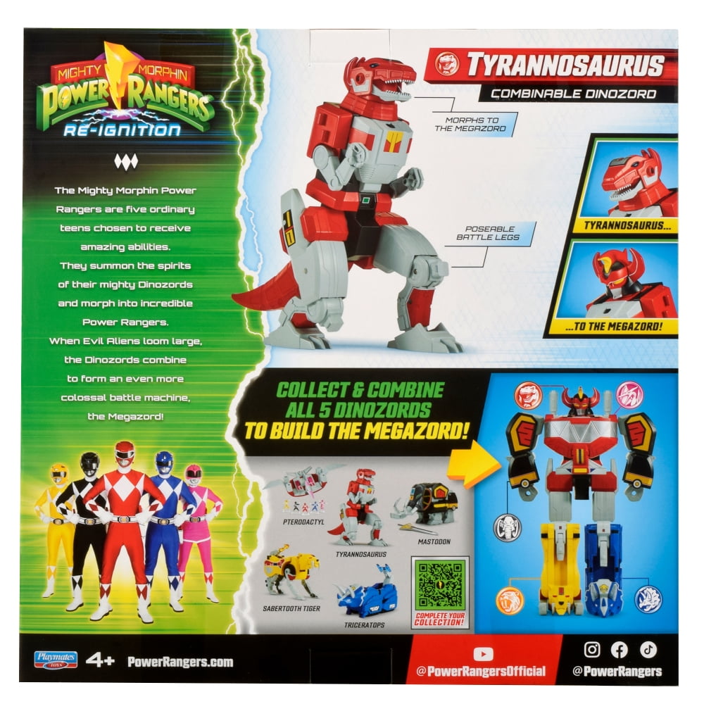 Mighty Morphin Power Rangers : Re-Ignition - Tyrannosaurus Deluxe Dinozord combinable par Playmates Toy